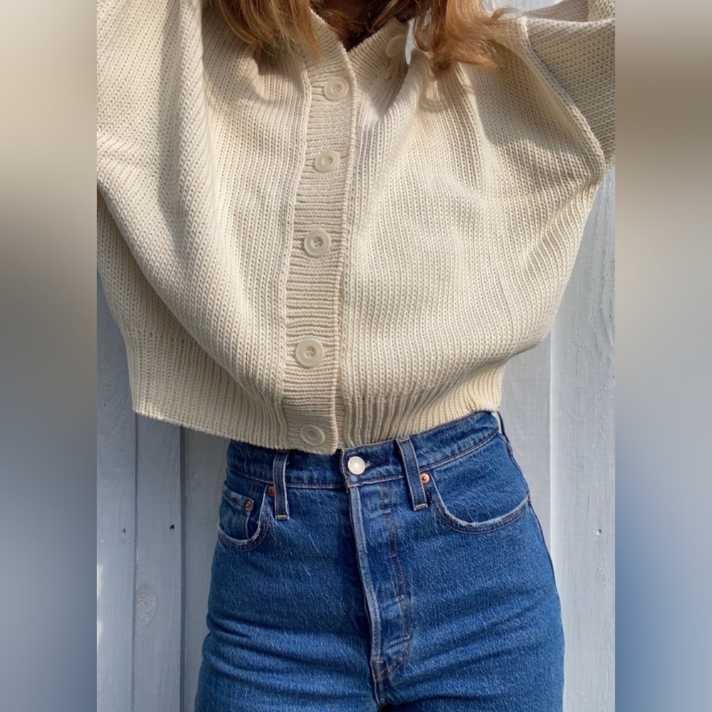 ISO Jaggery London CARMEN cardigan / organic cotton / milk